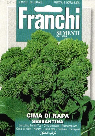 Broccoletto Sessantina (Brassica oleracea) 6000 Samen